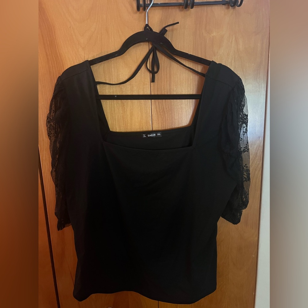 Shein black top size 3x